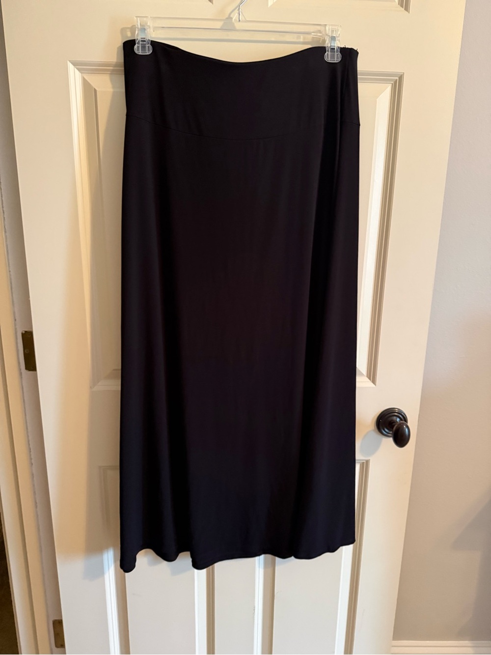 Women’s Black Maxi Skirt - Classic A-Line (100)